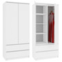 Šatní skříň SS-90 bílá - galerie #1
