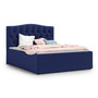 Čalouněná postel RIVA 140x200 cm Modrá - galerie #3