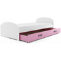 Dětská postel LILI s úložným prostorem 90x200 cm -  bílá Růžová - galerie #4