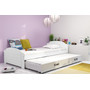 Dětská postel LILI s výsuvným lůžkem 90x200 cm - bílá Modrá - galerie #1