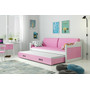 Dětská postel nebo gauč s výsuvnou postelí DAVID 200x90 cm Růžová Bílá - galerie #3