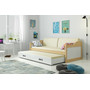 Dětská postel nebo gauč s výsuvnou postelí DAVID 200x90 cm Růžová Bílá - galerie #8