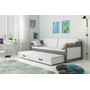 Dětská postel nebo gauč s výsuvnou postelí DAVID 200x90 cm Modrá Bílá - galerie #13