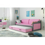 Dětská postel nebo gauč s výsuvnou postelí DAVID 200x90 cm Růžová Bílá - galerie #12