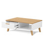 Konferenční stolek FRISK 1 SZ - bílá/dub - galerie #1