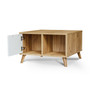 Konferenční stolek SKADI - dub/bílá - galerie #2