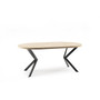 Jídelní stůl ELA 120 cm - dub sonoma/černá - galerie #1