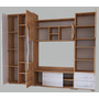 Obývací sestava Laura mini 240x52 - dub craft/bílá lesk - galerie #1