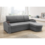 Rohová sedací souprava Megan Levá Tmavě šedá - galerie #7