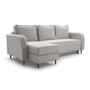 Rohová sedací souprava Rio Pravá Světle šedá - galerie #6