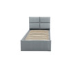 Čalouněná postel MONOS bez matrace rozměr 90x200 cm Tmavě šedá - galerie #3