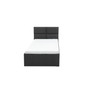 Čalouněná postel MONOS s pěnovou matrací rozměr 90x200 cm Světle šedá - galerie #3