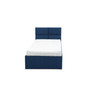 Čalouněná postel MONOS s pěnovou matrací rozměr 90x200 cm Namořnická modrá - galerie #1