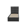 Čalouněná postel TORES bez matrace rozměr 90x200 cm Tmavě šedá - galerie #2