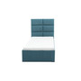 Čalouněná postel TORES s pěnovou matrací rozměr 90x200 cm Kakao - galerie #1