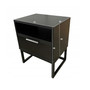 Noční stolek LUCI 1 - černá matná - galerie #2