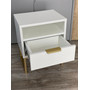 Noční stolek LUCI 2 - bílá matná - galerie #1