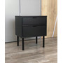 Noční stolek BASIA - černá matná - galerie #2