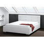 Čalouněná postel DAKOTA bílá rozměr 140x200 cm - galerie #1