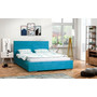 Čalouněná postel MONIKA modrá rozměr 160x200 cm - galerie #1