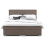 Čalouněná postel GRENLAND 160x200 cm Tmavě šedá - galerie #6