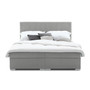 Čalouněná postel GRENLAND 160x200 cm Tmavě šedá - galerie #4