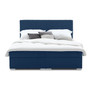 Čalouněná postel GRENLAND 160x200 cm Modrá - galerie #2