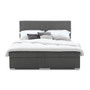 Čalouněná postel GRENLAND 160x200 cm Tmavě šedá - galerie #3