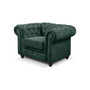Křeslo Infinity Chesterfield Zelená