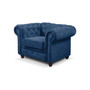 Křeslo Infinity Chesterfield Modrá