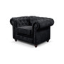 Křeslo Infinity Chesterfield Černá