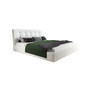 Čalouněná postel ADLO rozměr 120x200 cm Bílá eko-kůže