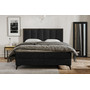 Čalouněná postel LOFT rozměr 160x200 cm - černá