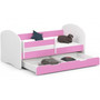 Dětská postel SMILE 140x70 cm - růžová - galerie #1