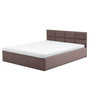 Čalouněná postel MONOS s pěnovou matrací rozměr 140x200 cm Tmavě šedá - galerie #4