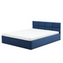 Čalouněná postel MONOS s pěnovou matrací rozměr 140x200 cm Namořnická modrá - galerie #2