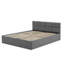 Čalouněná postel MONOS bez matrace rozměr 180x200 cm Tmavě šedá