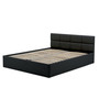 Čalouněná postel MONOS II bez matrace rozměr 180x200 cm - Eko-kůže Černá eko-kůže