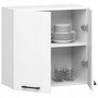 Závěsná kuchyňská skříňka OLIVIA W80 - bílá - galerie #1
