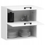 Závěsná kuchyňská skříňka OLIVIA W40 G2 H580 - bílá - galerie #1