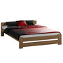Vyvýšená masivní postel Euro 160x200 cm včetně roštu Borovice - galerie #3