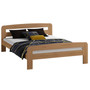 Postel KLAUDIA 160x200cm z masivu borovice Dub - galerie #2