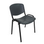 Konferenční plastová židle ISO Červená - galerie #10