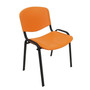 Konferenční plastová židle ISO Hnědá - galerie #4