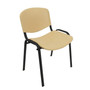 Konferenční plastová židle ISO Hnědá - galerie #2
