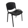 Konferenční plastová židle ISO Černá - galerie #1
