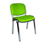Konferenční židle ISO eko-kůže CHROM Červená D15 EKO - galerie #13