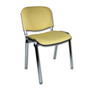 Konferenční židle ISO eko-kůže CHROM Tmavě šedá D23 EKO - galerie #10
