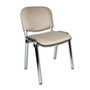 Konferenční židle ISO eko-kůže CHROM Hnědá D19 EKO - galerie #8
