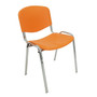 Konferenční plastová židle ISO CHROM Žlutá - galerie #11